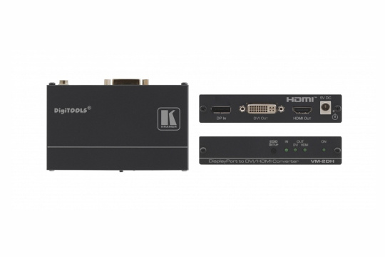  Фото преобразователь displayport в dvi и hdmi kramer vm-2dh - фото 1