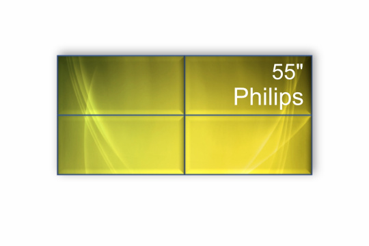 Изображение Видеостена 2x2 Philips 55" 55BDL2005X/00