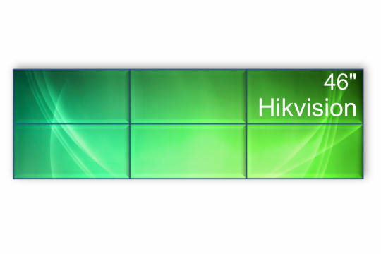 Изображение Видеостена 3x2 Hikvision 46" DS-D2046LU-Y