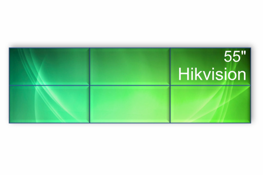  Фото видеостена 3x2 hikvision 55" ds-d2055lr-g - фото 1