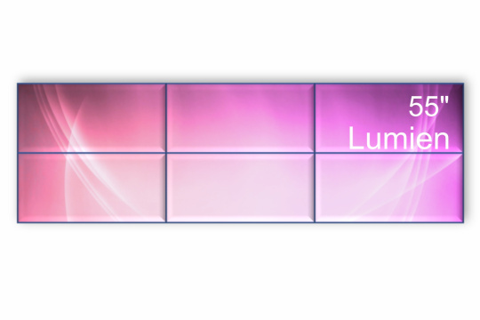 Изображение Видеостена 3x2 Lumien 55" LMW5509LLRU