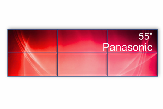  Фото видеостена 3x2 panasonic 55" th-55vf2w - фото 1