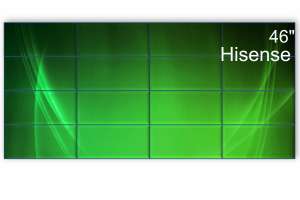  Фото видеостена 4x4 hisense 46l35b5u 46" (шов: 3,5) - фото 2